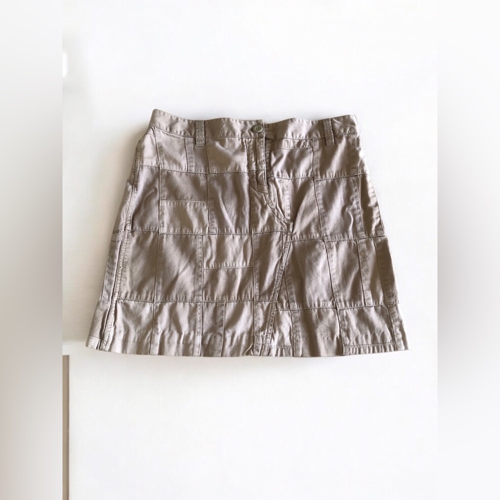 J. Crew Taupe Mini Skirt